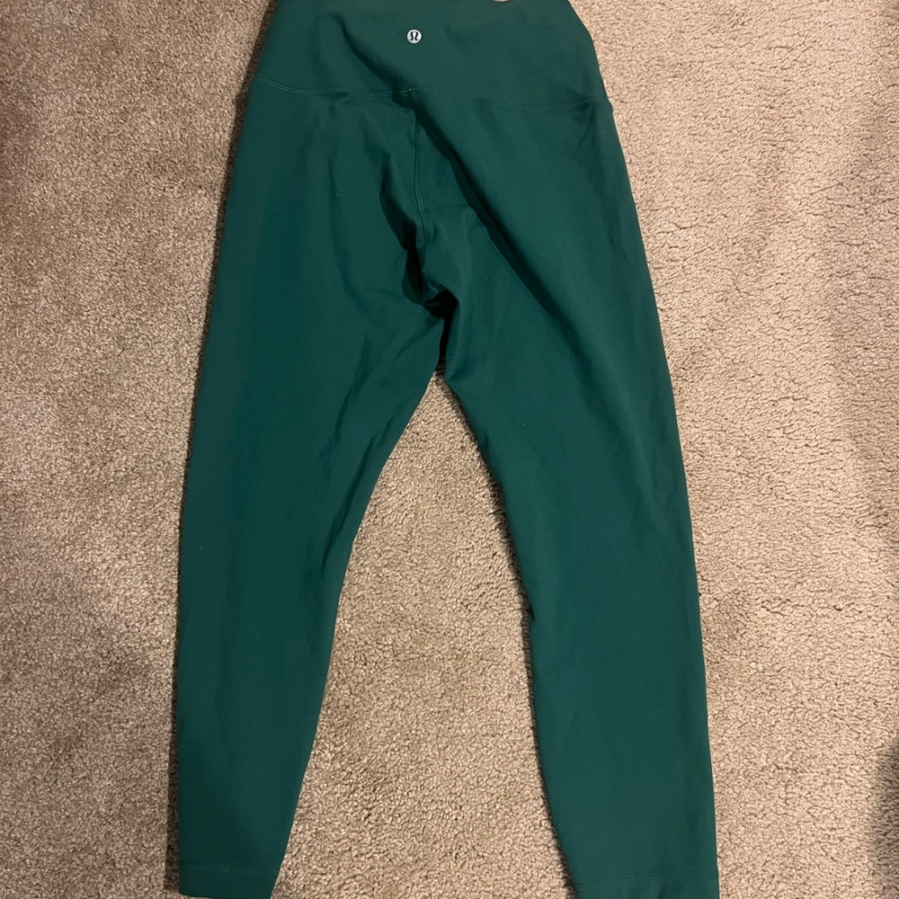 Forest green align leggings